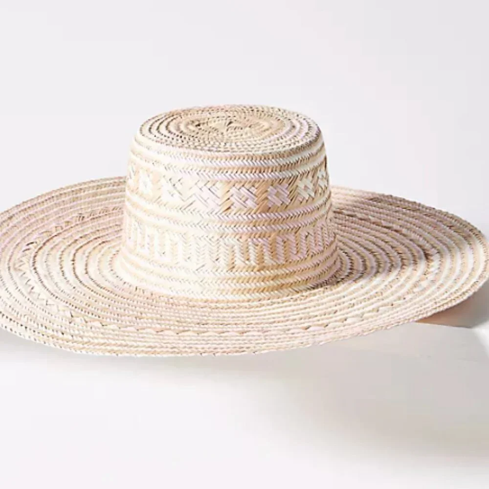Washein Seashell Boater Hat - Picture 1 of 5